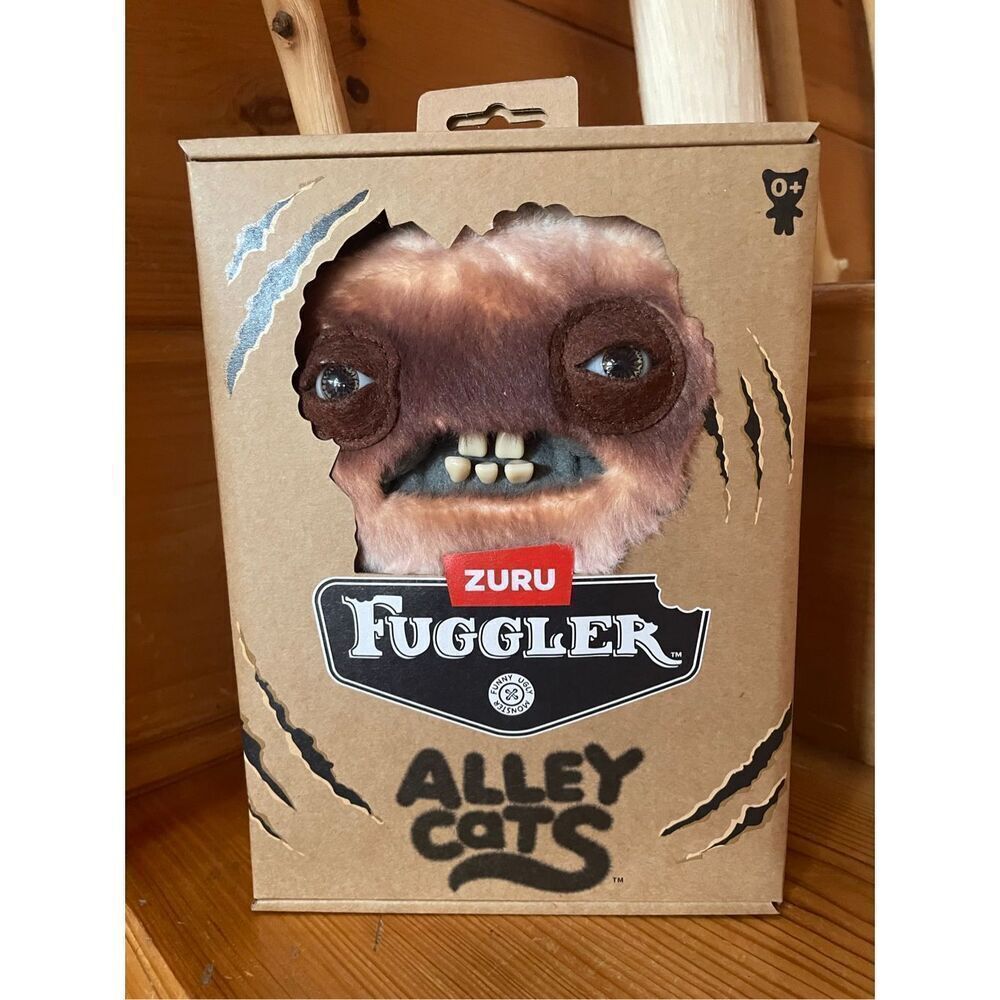 Fuggler Alley Cats 9 inch (Yawper), Funny Ugly Monster Stuffed Animal Toy by ZUR